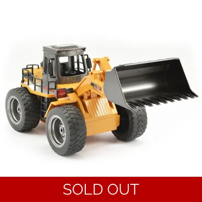 1520 HUINA 2.4G 6CH RC BULLDOZER W/DIE CAST BUCKET